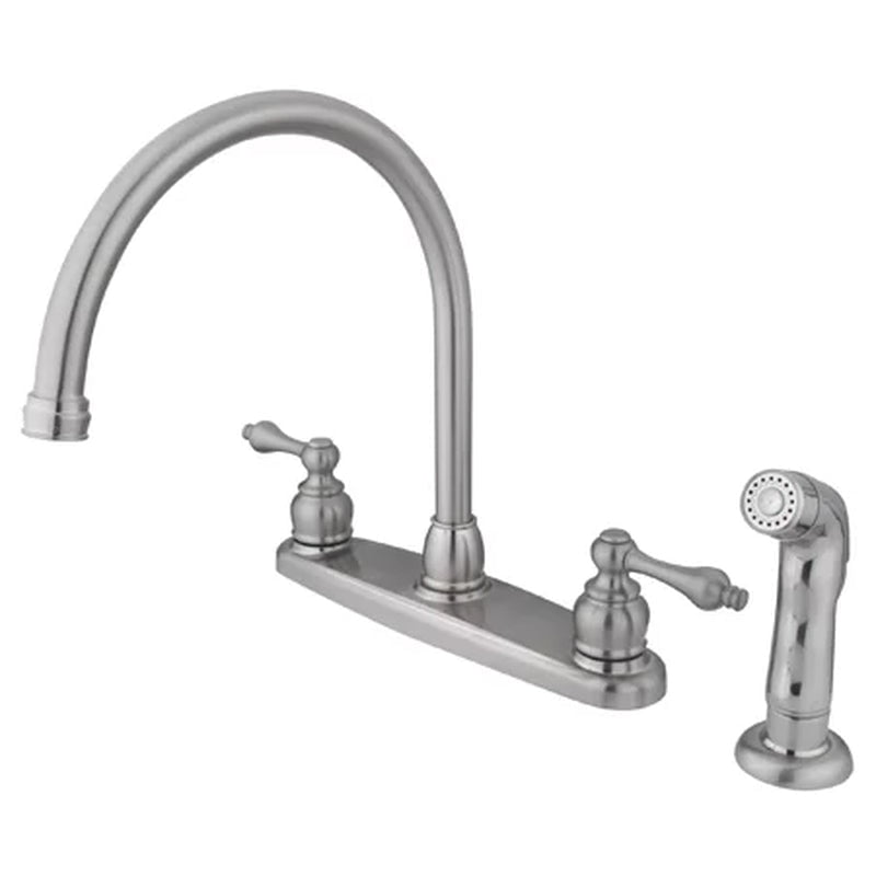 Vintage Kitchen Faucet with Side Spray