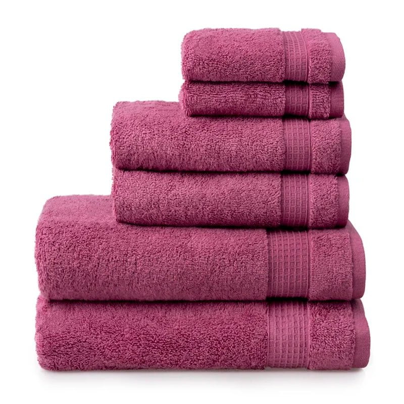 Noah 6 Piece Turkish Cotton Towel Set