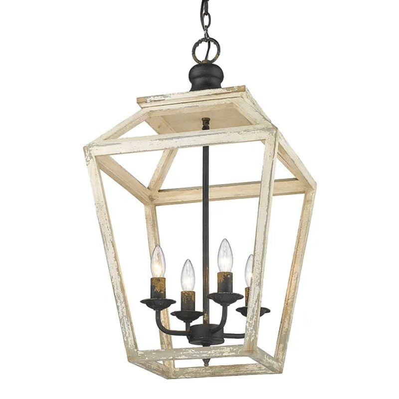 Massillon 4 - Light Dimmable Lantern Geometric Chandelier