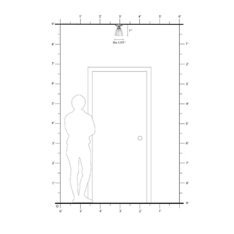 Merl Glass Flush Mount