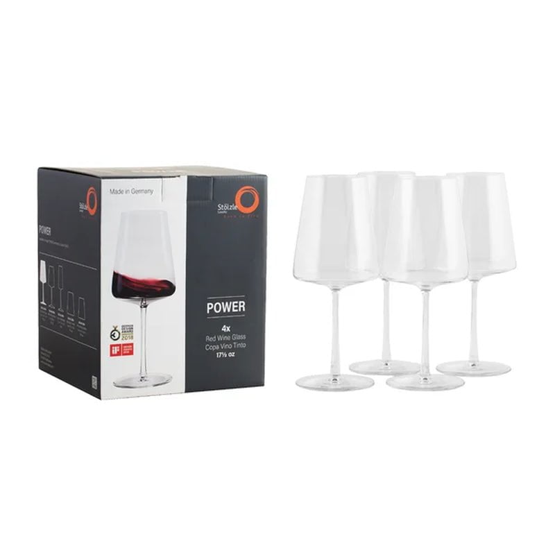 Power 18 Oz. Clear Wine Glass