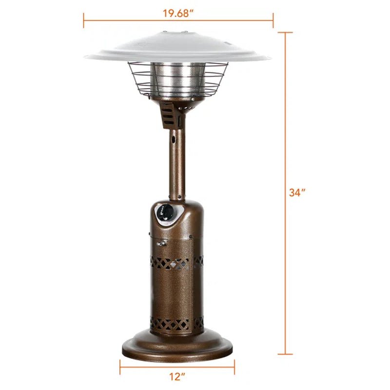 10,000 Propane Tabletop Patio Heater