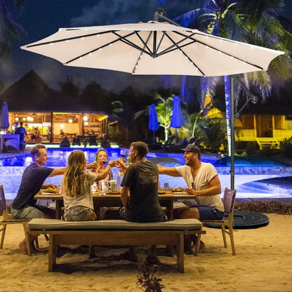 Goodspeed 120'' Lighted Cantilever Umbrella