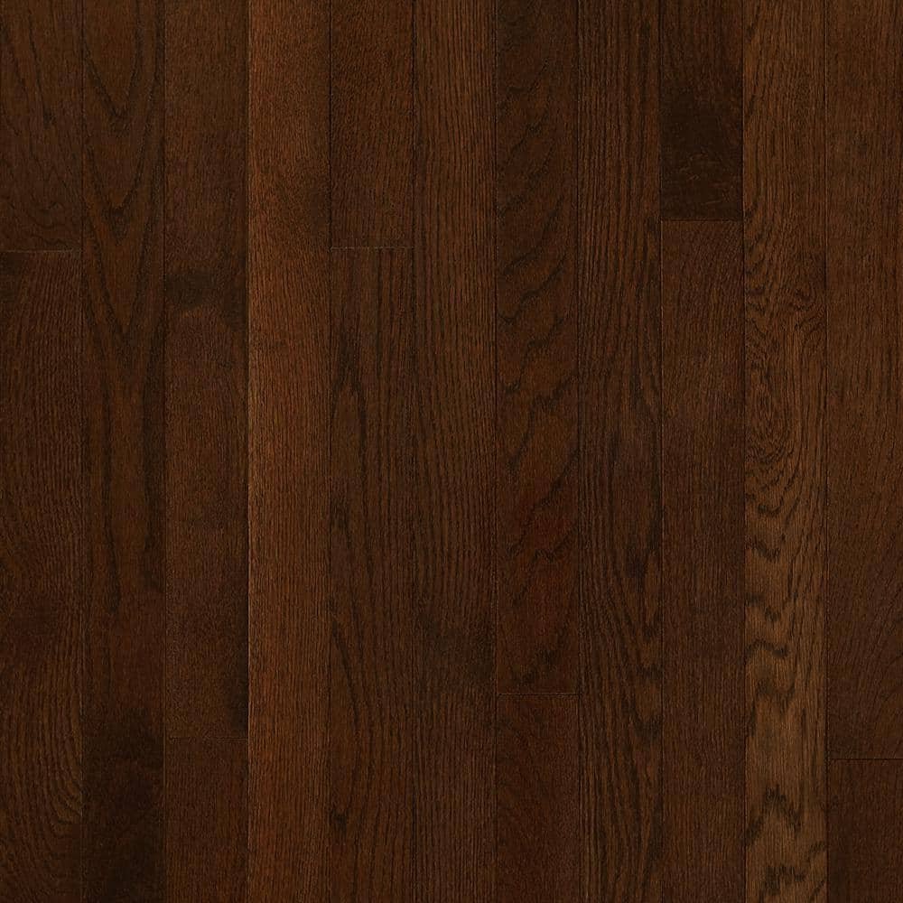 Plano Mocha Oak 3/4 In. T X 2.3 In. W Solid Hardwood Flooring (20 Sqft/Case)