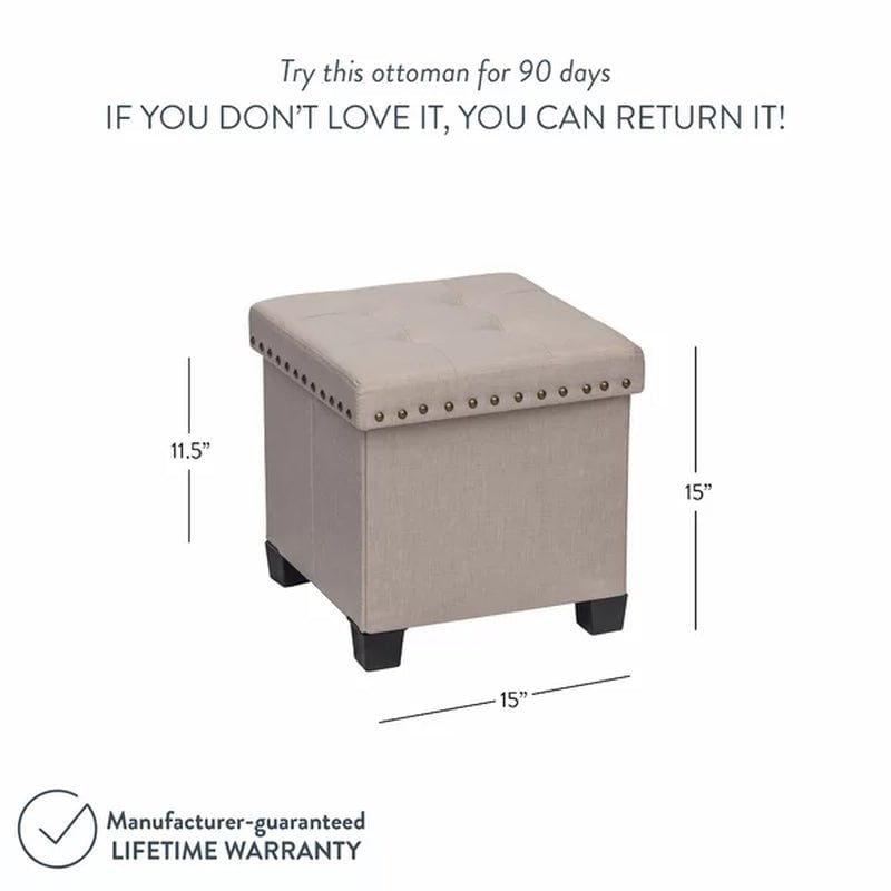 Revell Upholstered Ottoman