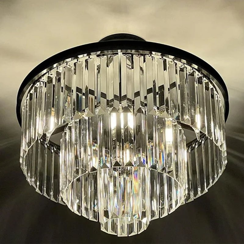 Geboe 6 - Light Dimmable Tiered Chandelier