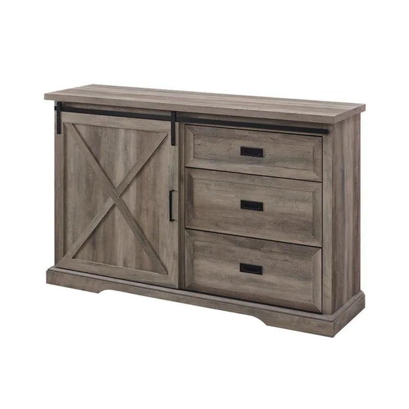 Ismay 56'' Wide 3 Drawer Sideboard