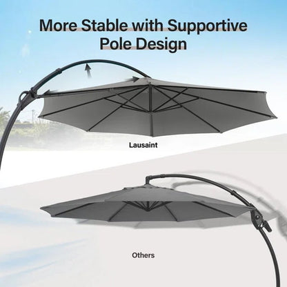 Ebonique 144'' Cantilever Umbrella