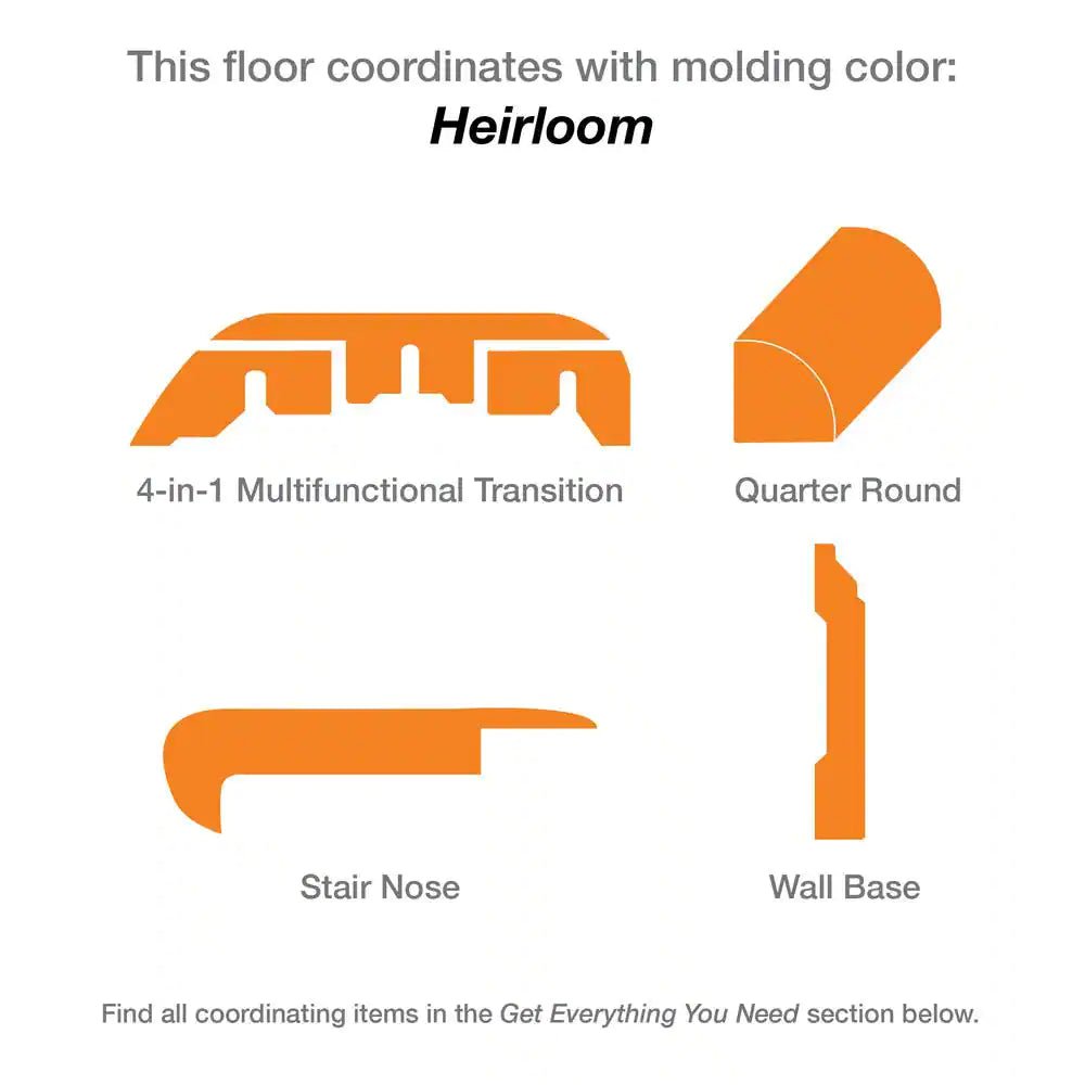 Defense+ Anderson Oak 14 Mm T X 7.5 In. W Waterproof Laminate Wood Flooring (17.2 Sqft/Case)