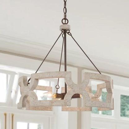 Clarkston 3 - Light Dimmable Drum Chandelier