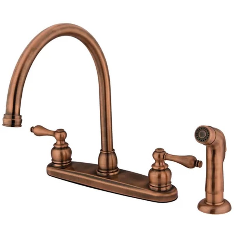 Vintage Kitchen Faucet with Side Spray