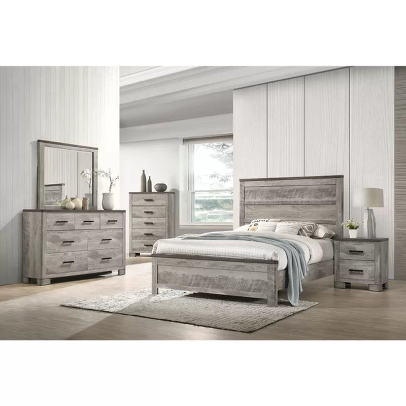 Payne Solid + Manufactured Wood Nightstand