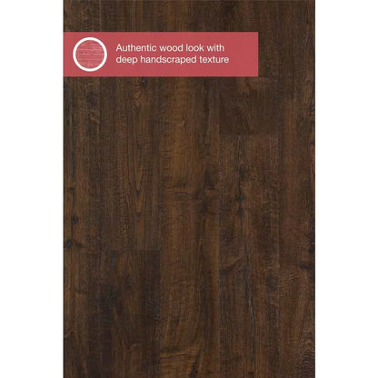 Outlast+ Java Scraped Oak 12 Mm T X 6.1 In. W Waterproof Laminate Wood Flooring (16.1 Sqft/Case)