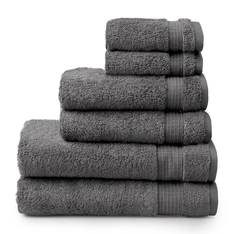 Noah 6 Piece Turkish Cotton Towel Set