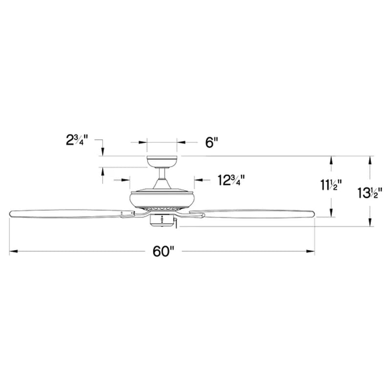 Hoehne 60'' Ceiling Fan