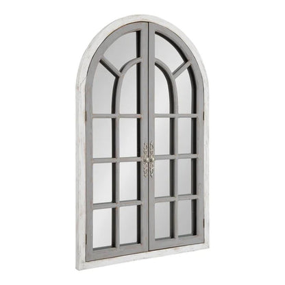 Mcclanahan Arch Solid Wood Wall Mirror