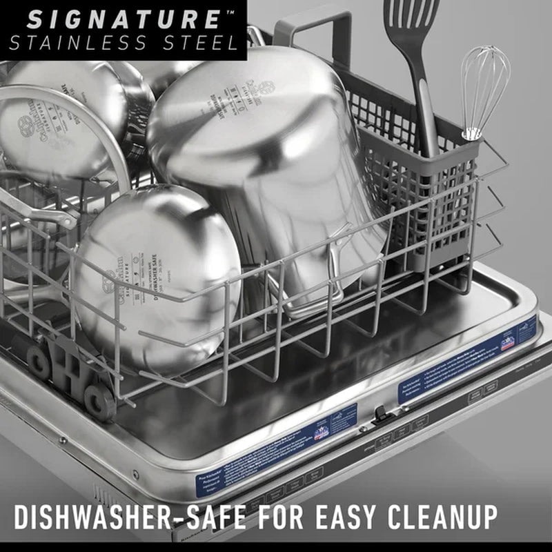Signature Stainless Steel 10 Piece Cookware Set