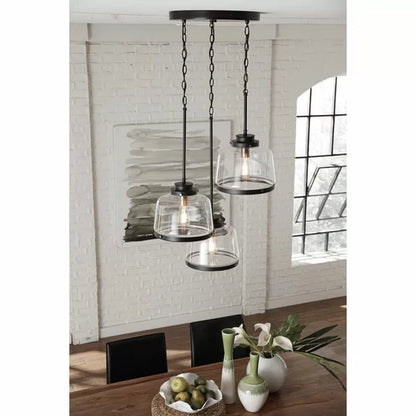Lupe 1 - Light Single Schoolhouse Pendant