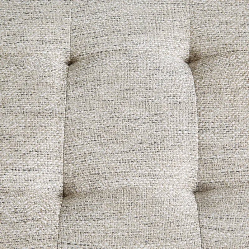 Highland Tufted Accent Bench with Shelf
