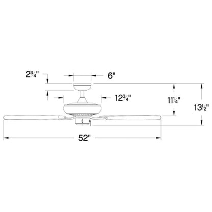 Harty 52'' Ceiling Fan