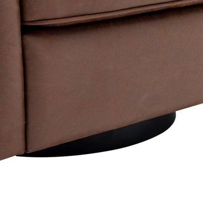 Kiersten Upholstered Swivel Barrel Chair