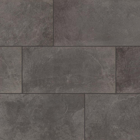Cascade Ridge 24 In. X 12 In. Slate Ceramic Floor and Wall Tile (15.04 Sq. Ft. / Case)