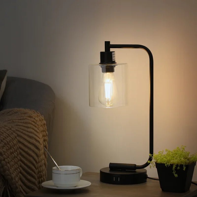 Cloutier Metal USB Table Lamp
