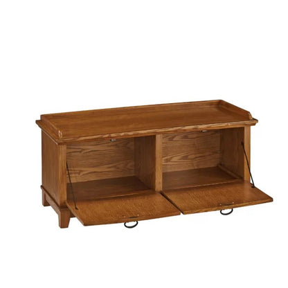 Ferryhill Solid Wood Cabinet Storage Bench
