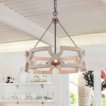 Clarkston 3 - Light Dimmable Drum Chandelier