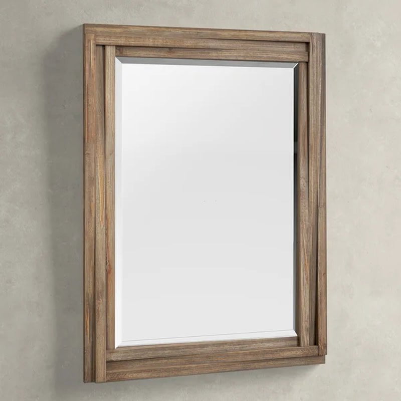 Chanler Rectangle Wood Wall Mirror