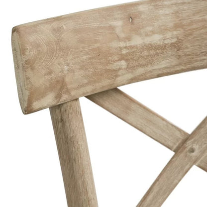 Eugley Cross Back Side Chair in Natural