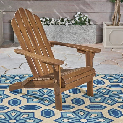 Mobley Solid Wood Folding Adirondack Chair