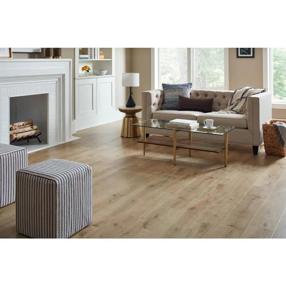 Defense+ Anderson Oak 14 Mm T X 7.5 In. W Waterproof Laminate Wood Flooring (17.2 Sqft/Case)