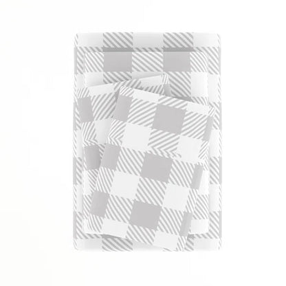 Mitchellville Country Plaid Pattern Microfiber Sheet Set