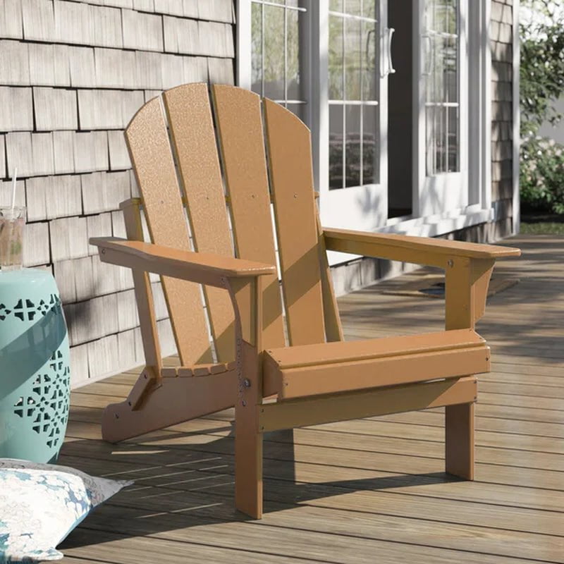 Shawnna HDPE Folding Adirondack Chair