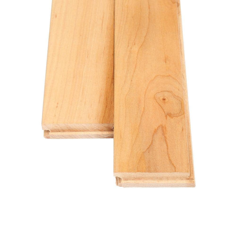 Natural Maple 3/4 In. T X 2.3 In. W Solid Hardwood Flooring (20 Sqft/Case)