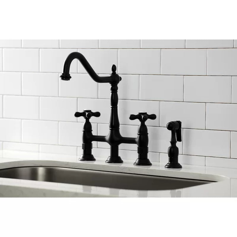 Heritage Kitchen Faucet with Side Spray