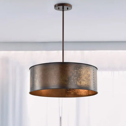 Luyster 4 - Light Dimmable Drum Chandelier
