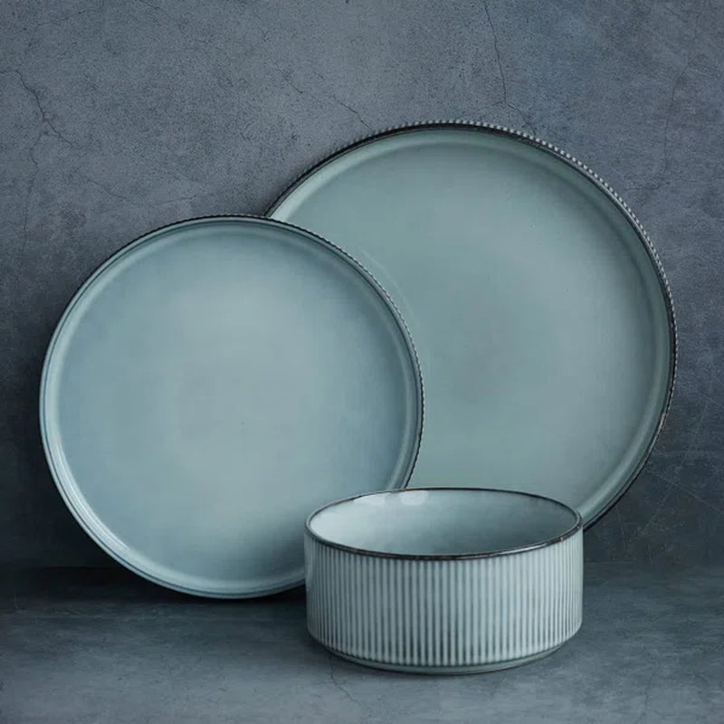 Paytan Stoneware Dinnerware Set - Service for 4