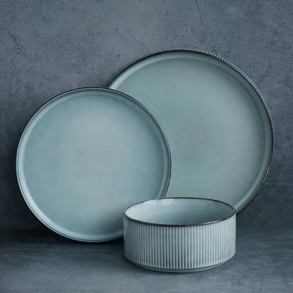 Paytan Stoneware Dinnerware Set - Service for 4