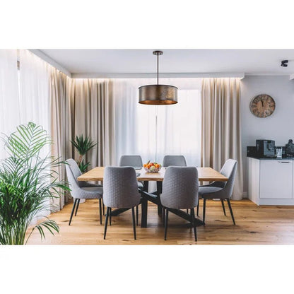 Luyster 4 - Light Dimmable Drum Chandelier
