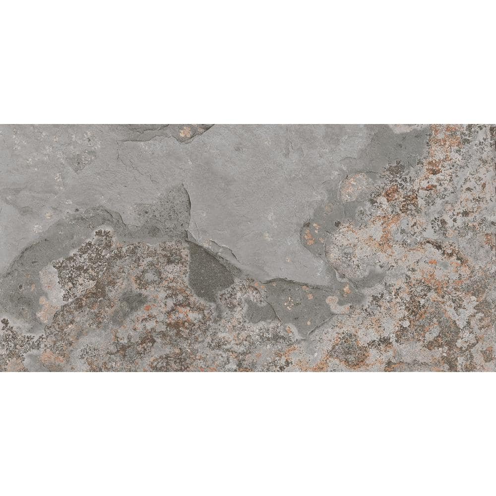 Vitaelegante Ardesia 12 In. X 24 In. Porcelain Floor and Wall Tile (15.6 Sq. Ft. / Case)