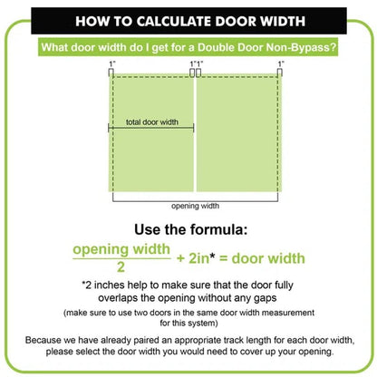 Paneled Solid Wood Unfinished Double Barn Door with Installation Hardware Kit