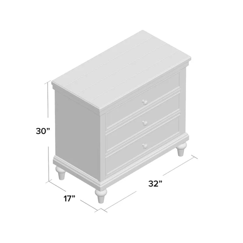 Carol Solid Wood Nightstand