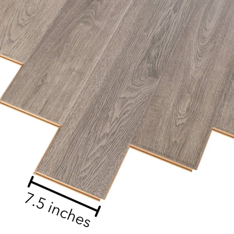 Elite Gibbonburg Waterproof Laminate Plank Flooring with Maximum Scratch Protection and Pressed Hydroseal Edge, 7.5" X 54.68" X 12MM