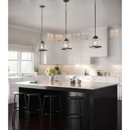 Lupe 1 - Light Single Schoolhouse Pendant