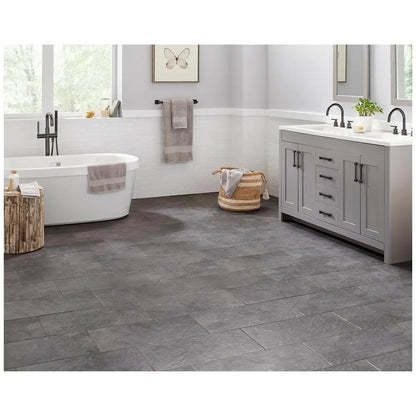 Cascade Ridge 24 In. X 12 In. Slate Ceramic Floor and Wall Tile (15.04 Sq. Ft. / Case)