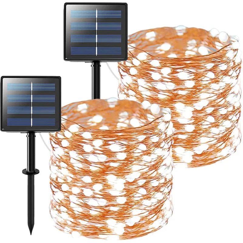 Bik 886.4'' Outdoor LED Solar Powered 200 - Bulb Fairy String Light