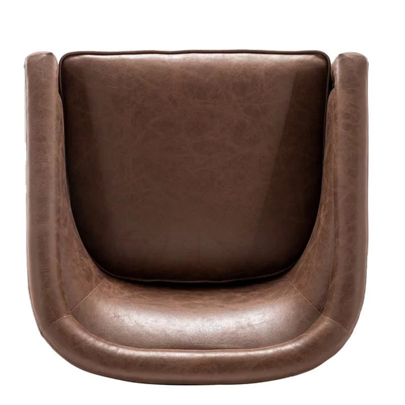 Kiersten Upholstered Swivel Barrel Chair