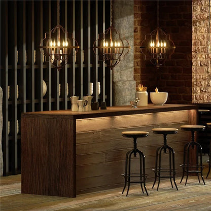 Gast 5 - Light Kitchen Island Globe Chandelier